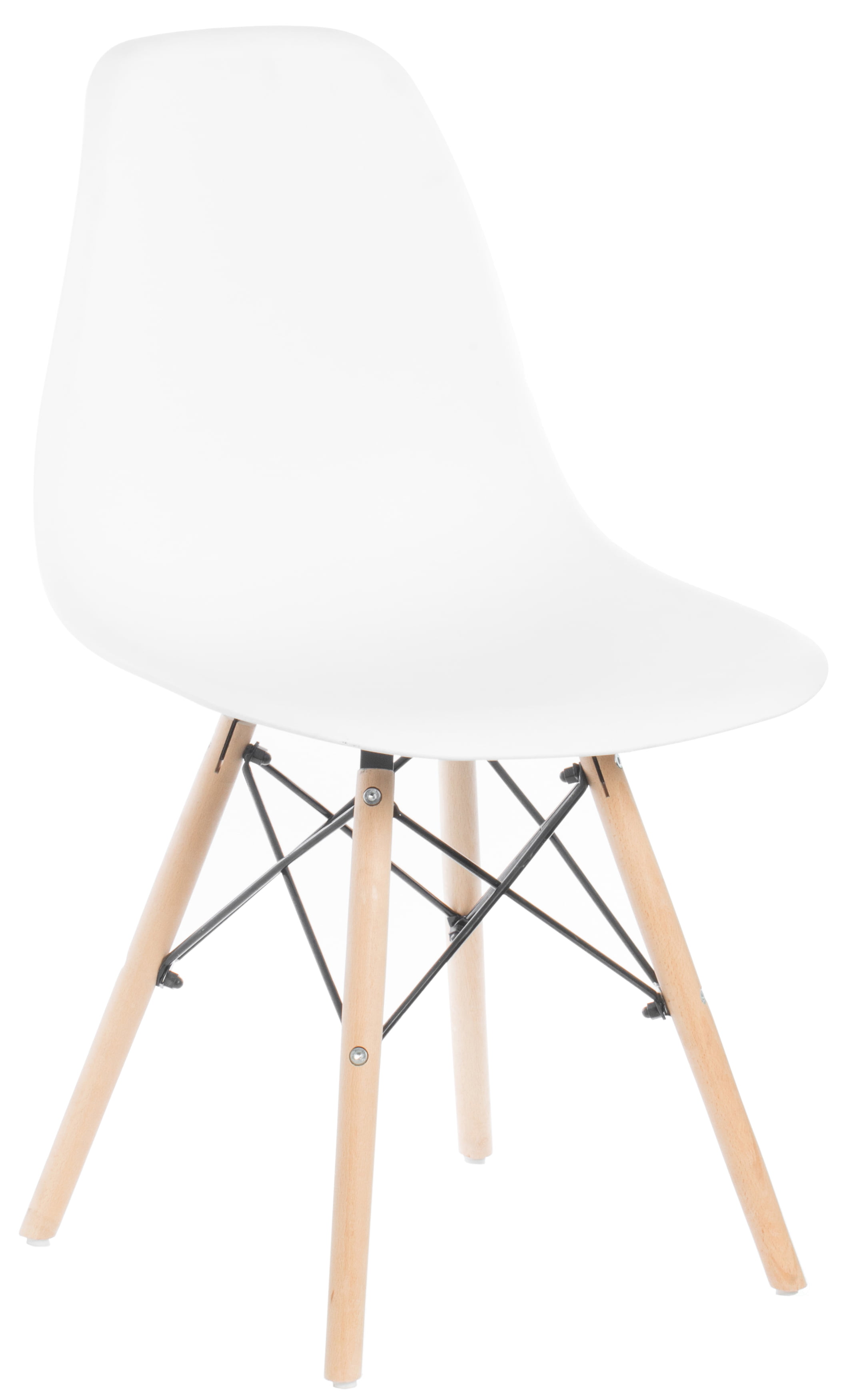 Minimalist White Chair With Wooden Legs Target for Simple Design