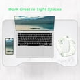thumbnail image 4 of ERDS-Small Mouse Pad 6.5 x 7 Inch, Takes up Wrist and Mouse Space, Waterproof Compact Mini Mouse Mat for Laptop Computer Wireless Mouse Keyboard Home Office Travel,Boho Leaves, 4 of 4