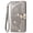 Gray, variant on Galaxy Note 20 Case with Shiny Rhinestone, Shockproof PU Leather Retro 3D Butterfly Embossed Wallet Flip Case Magnetic Stand with Card Slot Folio Cover for Samsung Galaxy Note 20,Gray