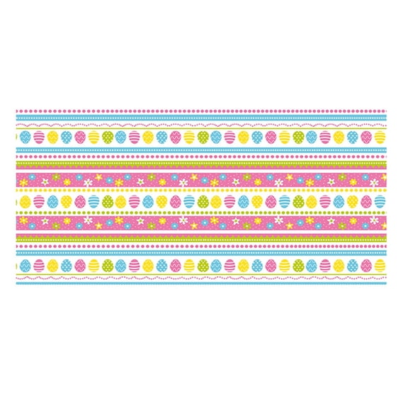 B Peva Easter Disposable Tablecloth 54X108 Inch For Holiday Party Table Decoration