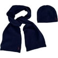 thumbnail image 4 of Polo Ralph Lauren Men's Hat, Scarf & Glove Set, Navy, 2-Piece, 4 of 4