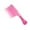 Pink, variant on Large Wide Tooth Comb Handle Detangling Brush Tool for Hair Loss Reduction and Easy Styling