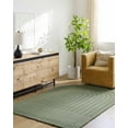 thumbnail image 6 of Hauteloom Arnona Wool Living Room, Bedroom Area Rug - Contemporary - Green - 5' x 7'6", 6 of 8