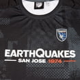 thumbnail image 4 of Youth-Sport Design Sweden  Black San Jose Earthquakes Starting Lineup Home T-Shirt, 4 of 4