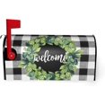 thumbnail image 3 of Mailbox Covers Magnetic Spring Cardinal Bird Mailbox Cover Decor Summer Mailbox Cover Post Letter Box Cover for Garden Yard (Standard Size 21x18in, Welcome Box Wreath), 3 of 6