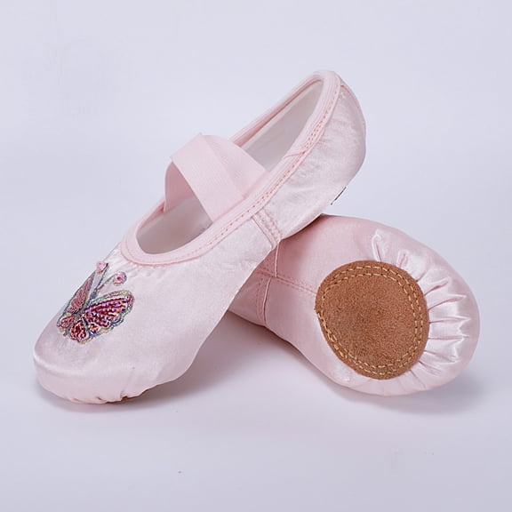 LvhaoGJOB Ballet Flats for Kids Soft Flexible Sole Elegant Design ballet flats kids ballet flats All Season Footwear