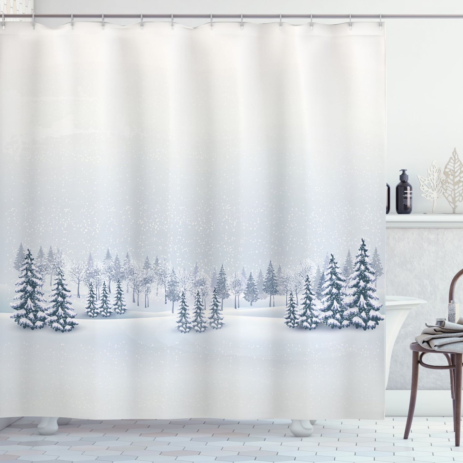 Winter Shower Curtain Winter Shower Curtain