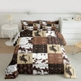thumbnail image 3 of Manfei Rustic Horse Animal Bedding Comforter Set for Adult, Hippie Aztec Twin Comforter Sets, Southwestern Theme Reversible Bedding Set, Luxury Bedroom Decor, 2-Piece, 3 of 9