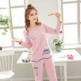 thumbnail image 5 of Women‘s Pajamas Sets Cartoon Pyjamas Plaid Loungewear Summer Autumn Cute Sleepwear Casual Pijamas Mujer 2 Piece Pjs Homewear, 5 of 7