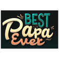 thumbnail image 2 of Decorative Stars Best Papa Ever Heart Elements Father's Day Family Celebration for Father's Day Party Indoor Decoration Family Gathering, 2 of 7