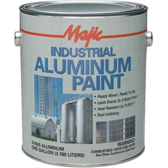 Majic Paints 8-0025-1 1 Gallon Industrial Aluminum Paint