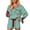 H281 Green, variant on SJLDQY Womens Satin Pajama Sets Cute Button Down Long Sleeve Top and Shorts Pj Sets Striped Bow Tie 2 Piece Loungewear Set