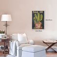 thumbnail image 6 of 12x18 inch Art Paintings For Wall 'Fresh Life' Slogan Cactus Plant Potted,Rustic Villa Bedroom,Garden,Living Room Decor Poster Prints,Chic Cactus Plant Potted Decorative Painting,For Florists, 6 of 6
