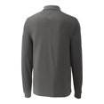 thumbnail image 3 of Men's-Cutter & Buck  Gray San Jose Earthquakes Big & Tall Advantage Eco Tri-Blend Pique Long Sleeve Polo, 3 of 3