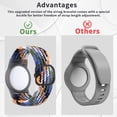 thumbnail image 4 of YUNOVA Braided AirTag Bracelet for Kids, Adjustable Nylon Wristband, Anti-Lost GPS Tracker Compatible with Apple AirTag 1st/2nd Gen, 1-Pack, 4 of 8