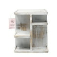 thumbnail image 4 of Sorbus 360° Cosmetic Organizer, Wood Multi-Function Storage Carousel for Makeup, Toiletries, and More, Grey Wood, 4 of 8
