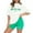 Green, variant on Flash Deal White Fox Sweatshirt Women's Oversized T Shirts Short Sleeve Crewneck Summer Tops Casual Loose Basic Tee Shirts 2024 Trendy Clothes Womens Graphic T Shirts Black S Clearance