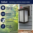 thumbnail image 4 of Solus USA Hutton Large Wall Lighting Fixture with Photocell and Motion Sensor, Bronze, 4 of 7