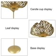 thumbnail image 4 of Nordic Home Decor Candle Holders Glass Metal Candlesticks Wedding Decoration Salon Candles Container Modern Home Decoration, 4 of 7