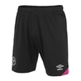 thumbnail image 1 of Brentford FC - Pantalones Cortos 22/23 Diseño Umbro para Hombre (Negro, Rosa), 1 of 3