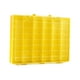 thumbnail image 2 of Caja de almacenamiento transparente con asa para organización de juguetes - 48 compartimentos Amarillo, 2 of 9