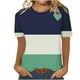 thumbnail image 1 of Camisetas Casuales de Manga Corta con Cuello de Tripulación Impresa de San Valentín Tee Gráfica Ligera Top 95% Poliéster 5% Elastano para el Uso Diario, Camiseta de Moda Cómoda, 1 of 8