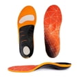 thumbnail image 4 of Orange Arch Support Insoles with Memory Foam, Trimmable for Shoe Sizes, Breathable for All-Day Comfort and Stability, 4 of 8