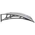 thumbnail image 6 of vidaXL Door Canopy, Outdoor Awning for Porch & Patio, Polycarbonate Cover, 59.1x39.4 In, Black, 6 of 7
