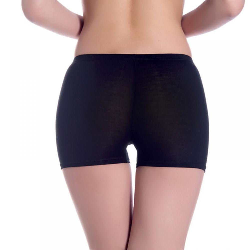Women Soft Solid Under Skirt Shorts Safety Pants 