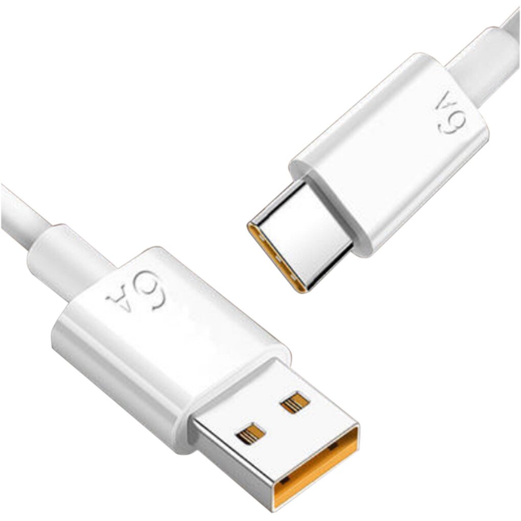Câble De Charge Rapide Type-C Pour Téléphone 1m Blanc - Neuf (Marque Huawei Compatible)
