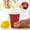 Red, variant on Clear Plastic Party Cups - Pack of 30, 16oz Disposable Drinking Glasses for Iced Tea, Smoothies, Punch, Beer, Cocktails, and Beerpong Games