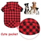 thumbnail image 4 of Ropa navideña para perros con capucha y sudadera con capucha para mascotas a cuadros gruesos MFZFUKR CPB-US-FXT33-4, 4 of 5