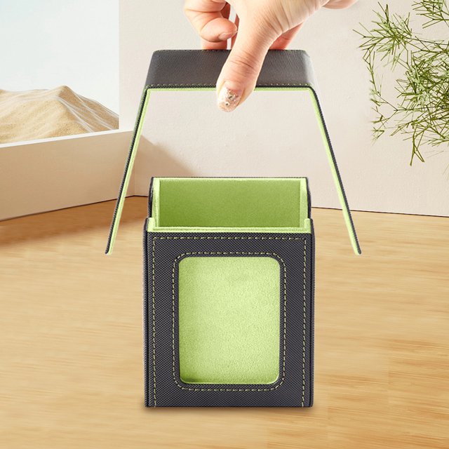 Caja para barajas con ventana, con capacidad para más de 100 cartas, contenedor para cartas coleccionables