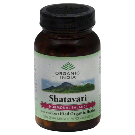 Organic India Shatavari Herbal Supplement Veg Capsules - 90 CT
