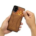 thumbnail image 5 of TOP SHE Case for Samsung Galaxy A71 4G (A715), Galaxy A71 Phone Case (6.7 Inch) - Synthetic Leather Protective Case with Card Slot / Kickstand, Slim Fit Lightweight Simple Fashion Cover (Brown), 5 of 7