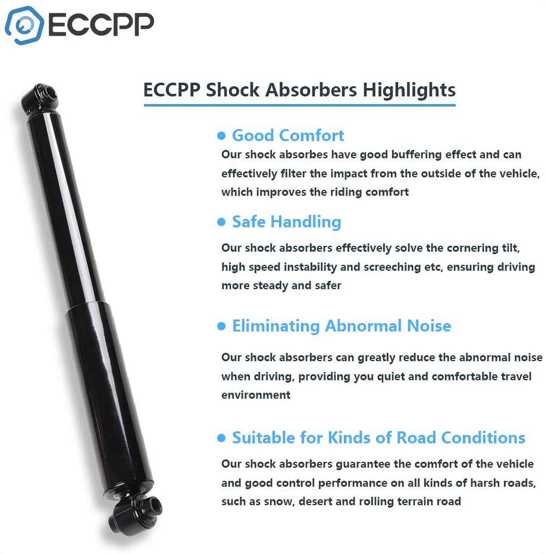 Shocks Struts,ECCPP Rear Shock Strut Absorbers Kits for 2003 2004 2005 2006 for Dodge Sprinter 3500,2003 2004 2005 2006 for Freightliner Sprinter 3500