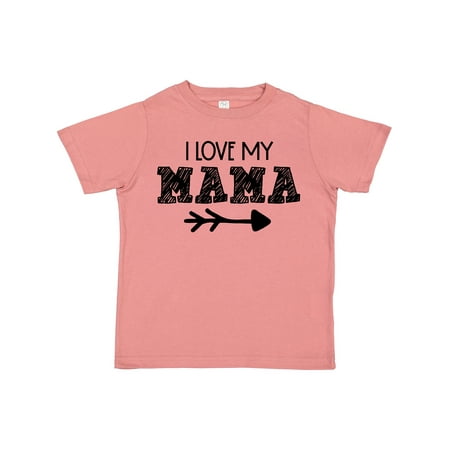 

Inktastic I Love My Mama with Arrow Gift Toddler Boy or Toddler Girl T-Shirt