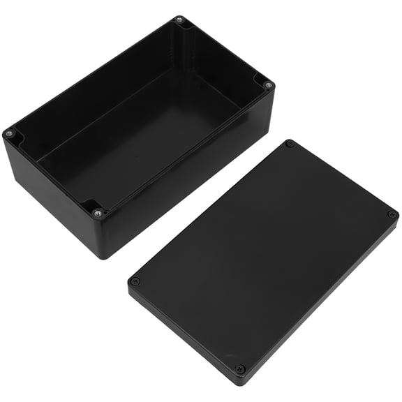 IDEANATEGRATE Black Outdoor Socket Box with Stable Construction for Home Use