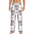 thumbnail image 2 of Goofa Cartoon Poodle Dog Printed Soft Pajama Pants for Men, Wide Leg Comfy Casual Lounge Yoga Pants-XX-Large, 2 of 9