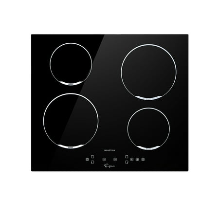 Built-In 24-in Induction Modular Cooktop in Black with 4 Elements