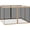 Beige, variant on NurtureTail 13' x 13' Universal Replacement Mesh Sidewall Netting for Patio Gazebos and Canopy Tents with Zippers, Sidewall Only, Cream