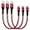 Red, variant on Fasgear USB C Short Cables 30cm, 3 Pack Type C 2.0 Charger Cords Fast Charging & High-Speed Data Sync Compatible for Moto G6 G7, Galaxy S8 S8+ S9 S21 Note 20, Oneplus 7 7pro, Huawei P30 1ft(Black)