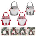 thumbnail image 3 of 4 Pcs Goodie Bags Kids Santa Sack Reusable Cartoon Candy Bags Jewelry Holder, 3 of 3
