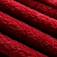 thumbnail image 2 of SWSMCLT Men's Furry Fleece Fuzzy Pajama Pants Loose Cigarette Basic Cold Weather Lounge Pants Autumn Loungewear Baggy Burgundy Medium-Large, 2 of 5