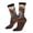 2 Black-1, variant on Fluffy Alpaca Mountain Meadow Pattern Sport Socks for Women and Men Crew Socks Sporty Calf Socks Casual Socks