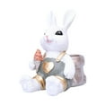 thumbnail image 1 of Figura de conejo de Pascua, adorno de escritorio, linda estatua de conejo de resina, regalo de Pascua para Blanco, 1 of 9