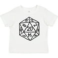 thumbnail image 3 of Inktastic 20 Sided White Dice Boys or Girls Toddler T-Shirt, 3 of 5