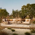 thumbnail image 3 of LAUSAINT HOME 10 Pieces Patio Conversation Set, Outdoor Luxury Series Seating Furniture Group with Plush Beige Cushions, 3 of 10