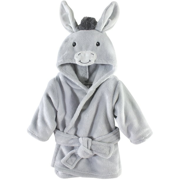 Hudson Baby Hudson Baby Newborn Boy Plush Bathrobe