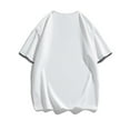 thumbnail image 4 of pstuiky camisetas de manga corta para hombre, Camisa informal de manga corta con solapa y botones sólidos para hombre ropa de hombre xxxl, 4 of 6